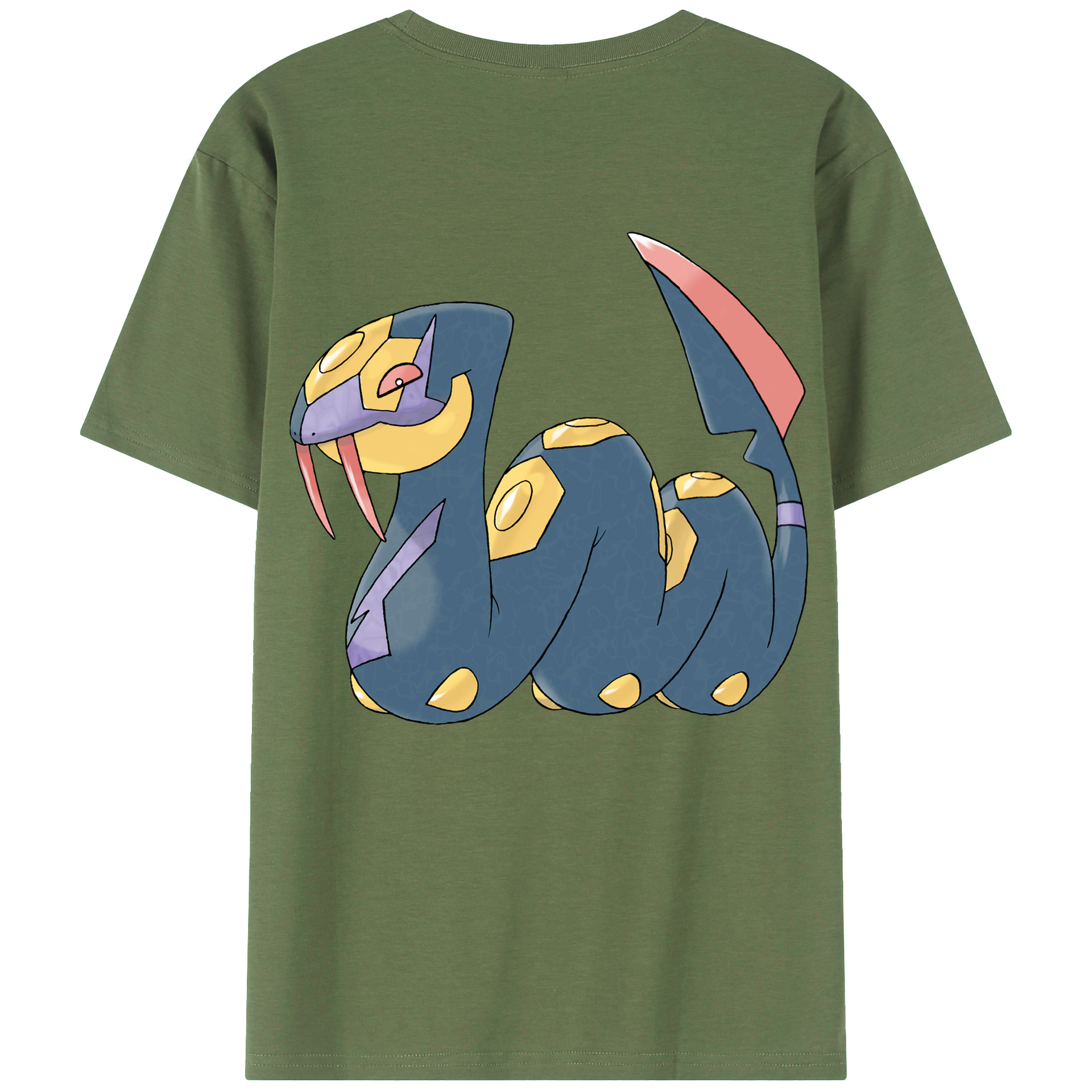 （画像用） ポケットモンスター Pokémon 綿100％ メンズ半袖Tシャツ（バックプリント） 通気性